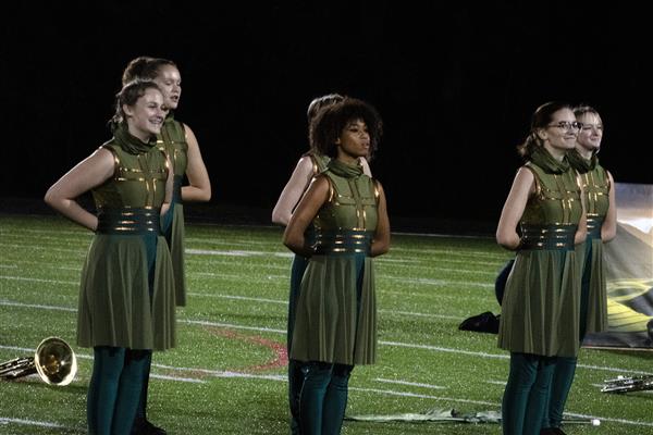 Chesapeake High School Marching Band Performing